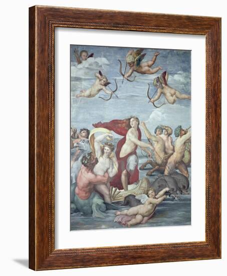 The Triumph of Galatea, 1512-14-Raphael-Framed Giclee Print