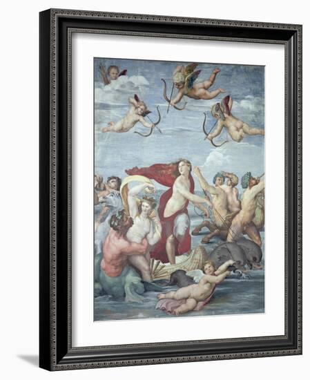 The Triumph of Galatea, 1512-14-Raphael-Framed Giclee Print