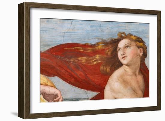 The Triumph of Galatea, 1513-14 (Fresco) (Detail of 2646174)-Raphael (1483-1520)-Framed Giclee Print