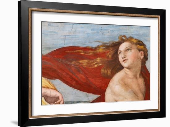 The Triumph of Galatea, 1513-14 (Fresco) (Detail of 2646174)-Raphael (1483-1520)-Framed Giclee Print