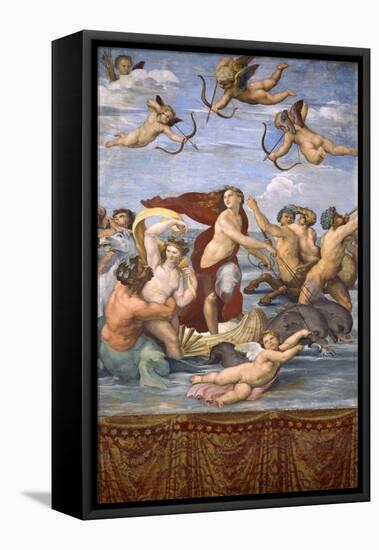 The Triumph of Galatea, C.1514-Raphael-Framed Premier Image Canvas