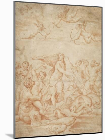 The Triumph of Galatea-Raphael-Mounted Giclee Print