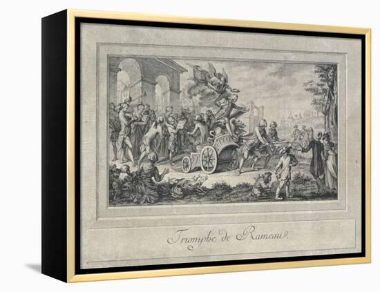 The Triumph of Jean Philippe Rameau-null-Framed Premier Image Canvas