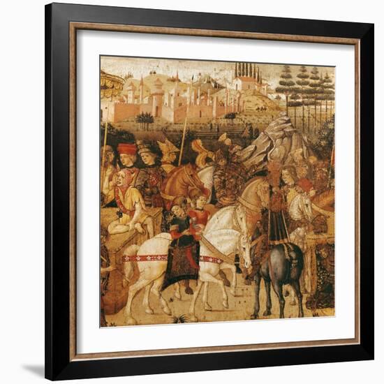 The Triumph of Julius Caesar-Paolo Uccello-Framed Giclee Print