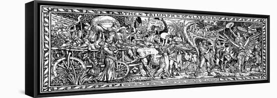 The Triumph of Labour-Walter Crane-Framed Premier Image Canvas