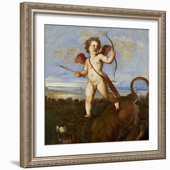 The Triumph of Love, C. 1545-Titian (Tiziano Vecelli)-Framed Giclee Print