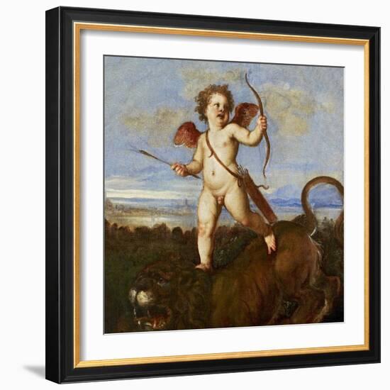 The Triumph of Love, C. 1545-Titian (Tiziano Vecelli)-Framed Giclee Print