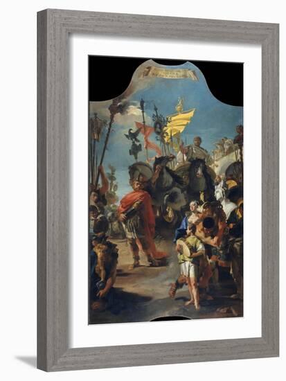 The Triumph of Marius, 1729-Giovanni Battista Tiepolo-Framed Giclee Print