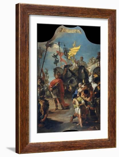 The Triumph of Marius, 1729-Giovanni Battista Tiepolo-Framed Giclee Print