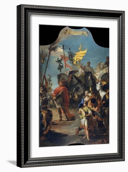 The Triumph of Marius, 1729-Giovanni Battista Tiepolo-Framed Giclee Print