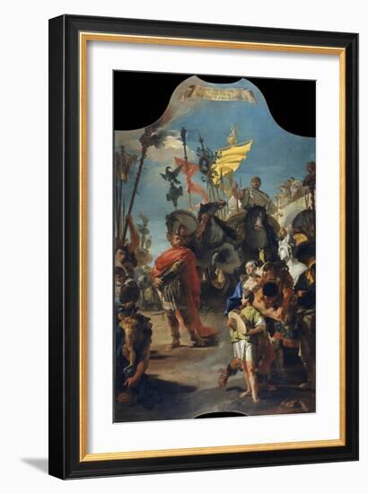 The Triumph of Marius, 1729-Giovanni Battista Tiepolo-Framed Giclee Print