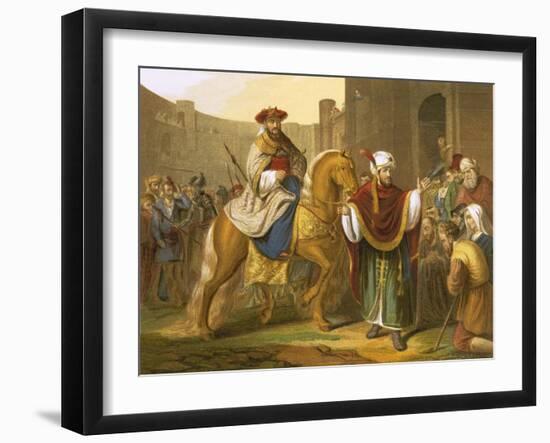 The Triumph of Mordecai-English-Framed Giclee Print