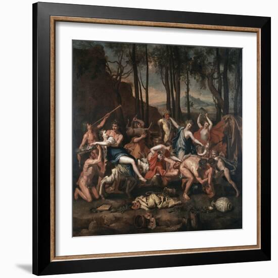 The Triumph of Pan, 17th century-Nicolas Poussin-Framed Giclee Print