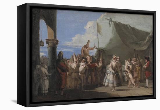 The Triumph of Pulcinella, 1753-54-Giovanni Battista Tiepolo-Framed Premier Image Canvas