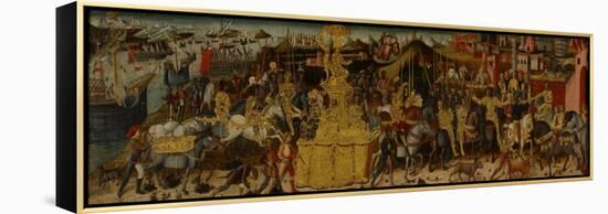 The Triumph of Scipio Africanus, C.1460 (Tempera on Fabric Mounted on Panel) (See also 488154)-Biagio D'Antonio-Framed Premier Image Canvas