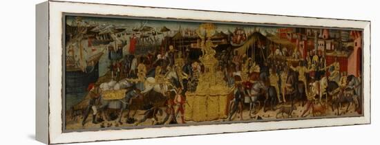 The Triumph of Scipio Africanus, C.1460 (Tempera on Fabric Mounted on Panel) (See also 488154)-Biagio D'Antonio-Framed Premier Image Canvas