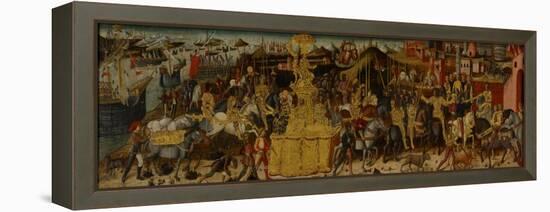 The Triumph of Scipio Africanus, C.1460 (Tempera on Fabric Mounted on Panel) (See also 488154)-Biagio D'Antonio-Framed Premier Image Canvas