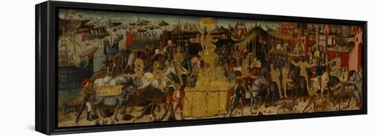 The Triumph of Scipio Africanus, C.1460 (Tempera on Fabric Mounted on Panel) (See also 488154)-Biagio D'Antonio-Framed Premier Image Canvas