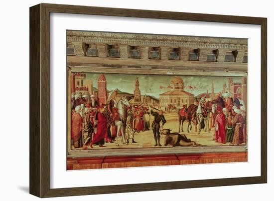 The Triumph of St. George, 1501-7-Vittore Carpaccio-Framed Giclee Print