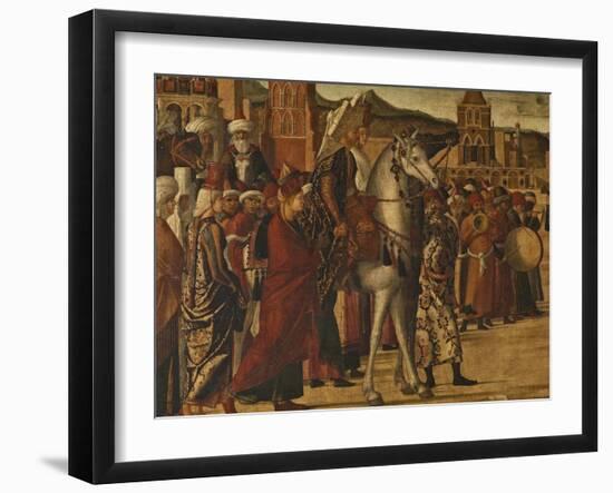 The Triumph of St George-Vittore Carpaccio-Framed Giclee Print