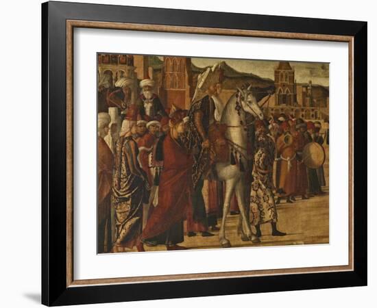 The Triumph of St George-Vittore Carpaccio-Framed Giclee Print