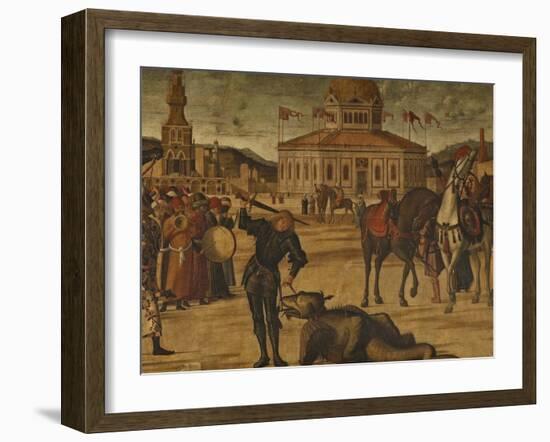 The Triumph of St George-Vittore Carpaccio-Framed Giclee Print