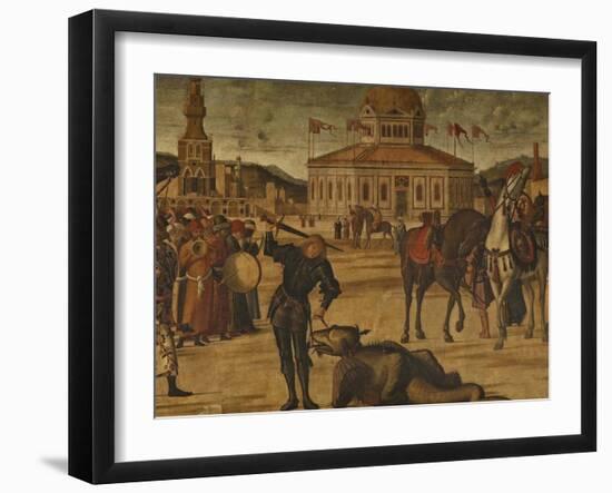 The Triumph of St George-Vittore Carpaccio-Framed Giclee Print