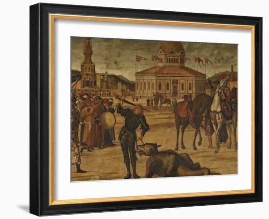 The Triumph of St George-Vittore Carpaccio-Framed Giclee Print