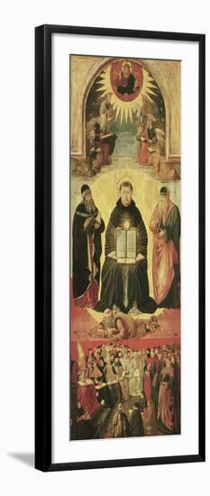 The Triumph of St. Thomas Aquinas-Benozzo di Lese di Sandro Gozzoli-Framed Giclee Print