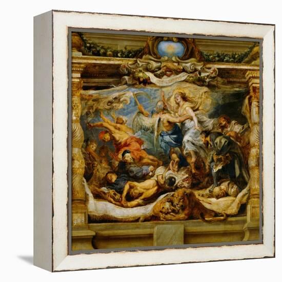 The Triumph of the Catholic Truth-Peter Paul Rubens-Framed Premier Image Canvas