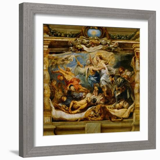 The Triumph of the Catholic Truth-Peter Paul Rubens-Framed Giclee Print