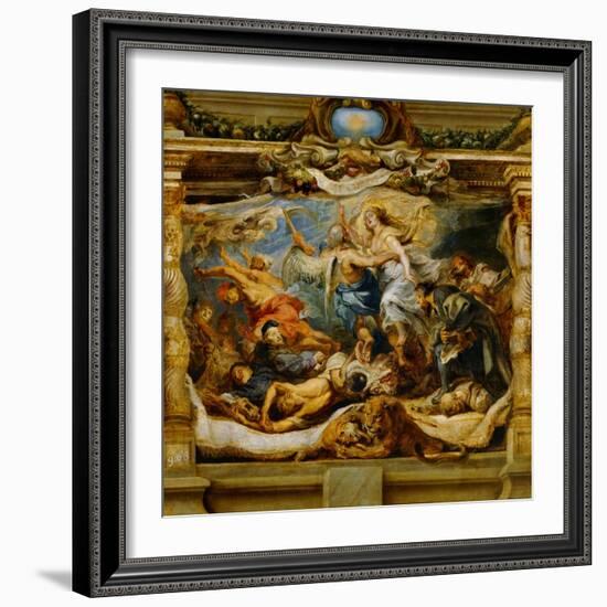 The Triumph of the Catholic Truth-Peter Paul Rubens-Framed Giclee Print