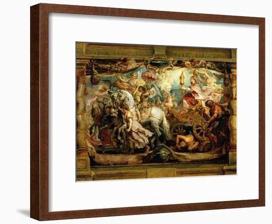 The Triumph of the Church Over Fury, Discord and Hatred-Peter Paul Rubens-Framed Giclee Print