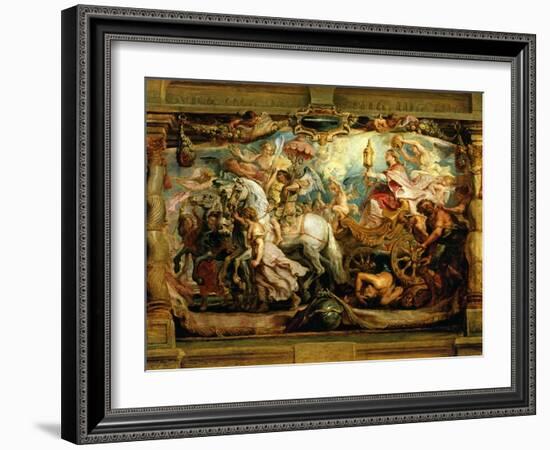 The Triumph of the Church Over Fury, Discord and Hatred-Peter Paul Rubens-Framed Giclee Print