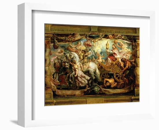 The Triumph of the Church Over Fury, Discord and Hatred-Peter Paul Rubens-Framed Giclee Print