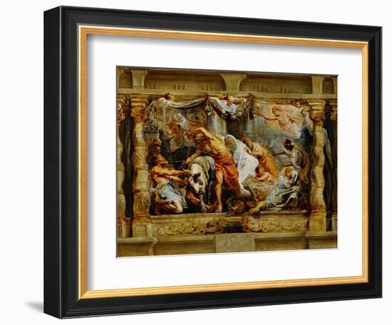 The Triumph of the Eucharest Over Idolatry-Peter Paul Rubens-Framed Giclee Print