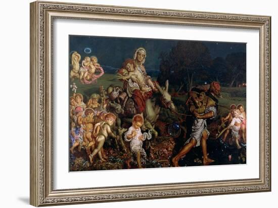 The Triumph of the Innocents, 1876-William Holman Hunt-Framed Giclee Print