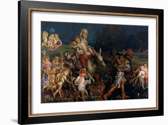 The Triumph of the Innocents, 1876-William Holman Hunt-Framed Giclee Print