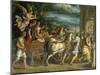 The Triumph of Titus and Vespasian, C. 1537-Giulio Romano-Mounted Giclee Print