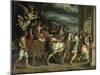 The Triumph of Titus and Vespasian-Giulio Romano-Mounted Giclee Print