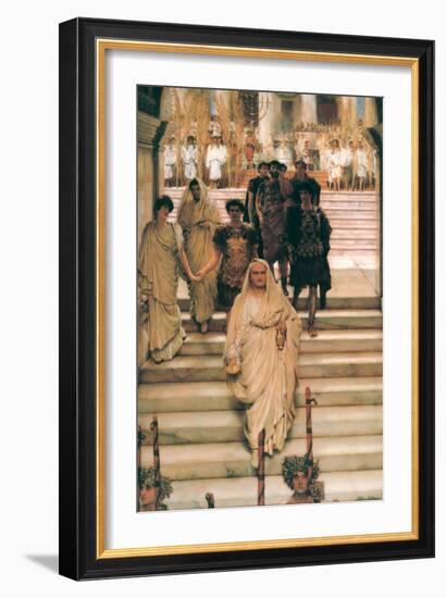 The Triumph of Titus-Sir Lawrence Alma-Tadema-Framed Art Print