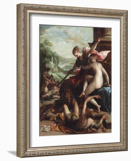 The Triumph of Truth, C.1598 (Oil on Copper)-Johann or Hans von Aachen-Framed Giclee Print