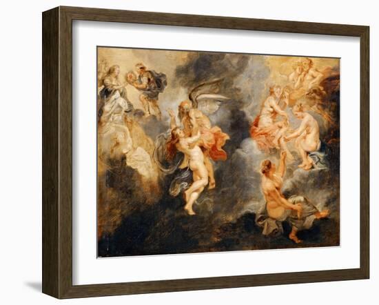 The Triumph of Truth (The Marie De' Medici Cycl)-Peter Paul Rubens-Framed Giclee Print