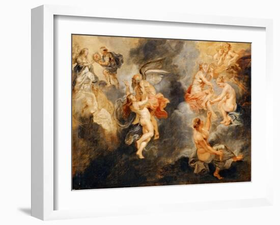 The Triumph of Truth (The Marie De' Medici Cycl)-Peter Paul Rubens-Framed Giclee Print