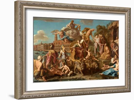 The Triumph of Venice, 1737-Pompeo Girolamo Batoni-Framed Giclee Print