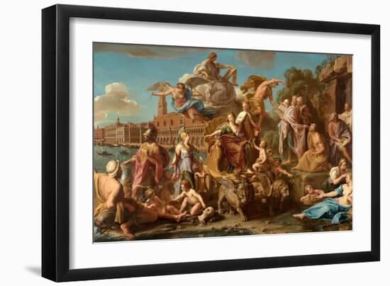 The Triumph of Venice, 1737-Pompeo Girolamo Batoni-Framed Giclee Print