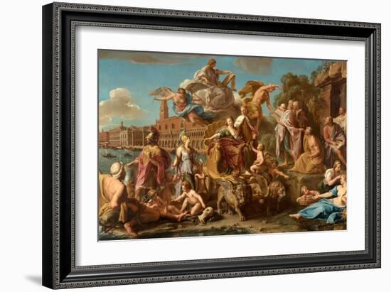 The Triumph of Venice, 1737-Pompeo Girolamo Batoni-Framed Giclee Print