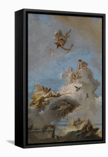 The Triumph of Venus, Between 1762 and 1765-Giandomenico Tiepolo-Framed Premier Image Canvas