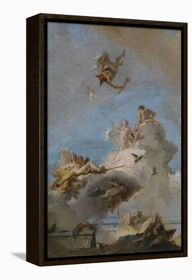 The Triumph of Venus, Between 1762 and 1765-Giandomenico Tiepolo-Framed Premier Image Canvas