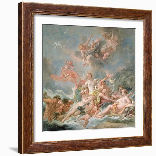 The Triumph of Venus, C.1745 (Oil on Canvas)-Francois Boucher-Framed Giclee Print